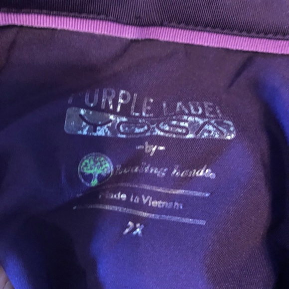 Healing hands purple label purple scrubs - Picture 3 of 5